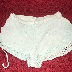 La Hearts lace shorts